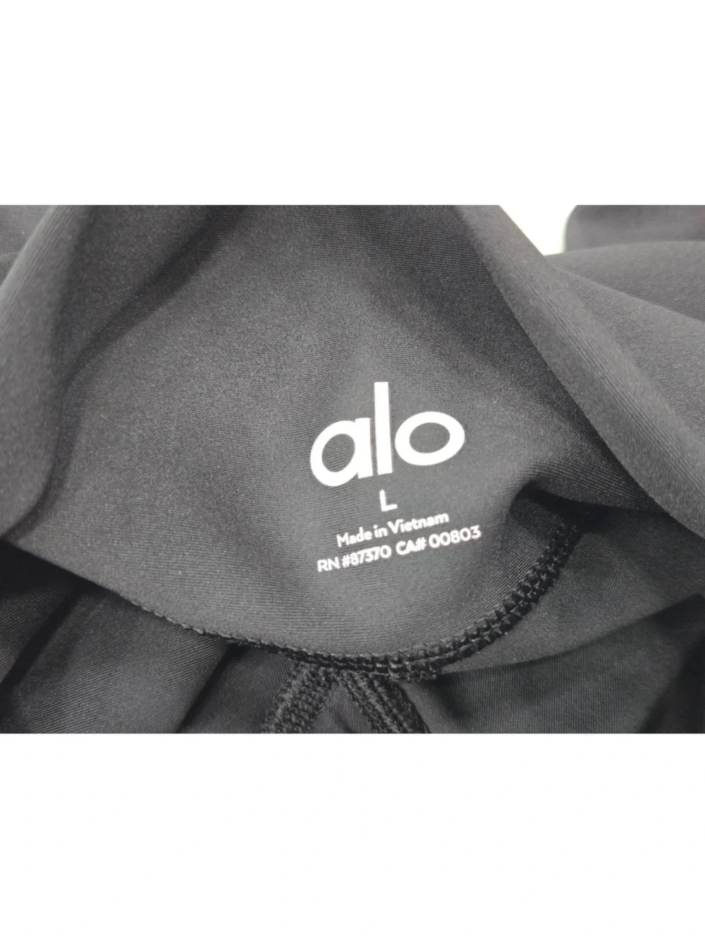 Alo Yoga Black 7/8 Airlift High-Waist Legging Size L Womens. Great condition. Me